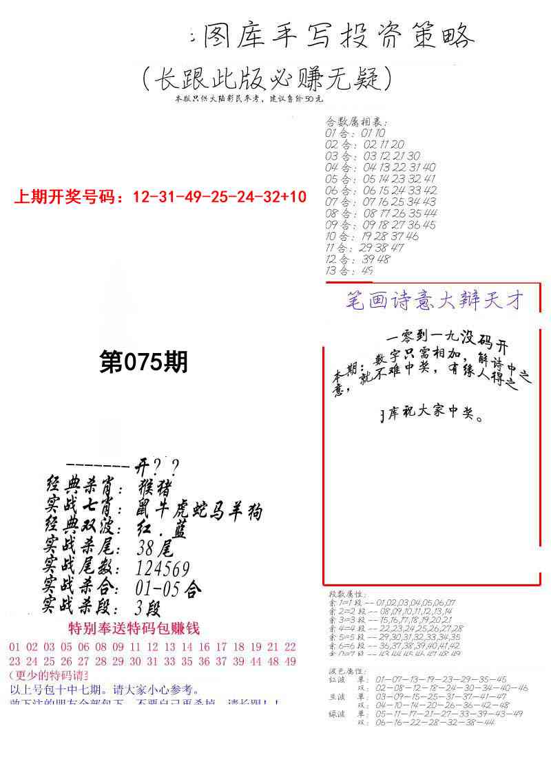 075期手写投资策略[图]